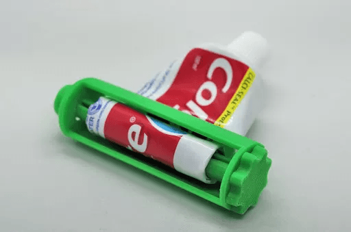 Espremedor de pasta de dente impresso em 3D